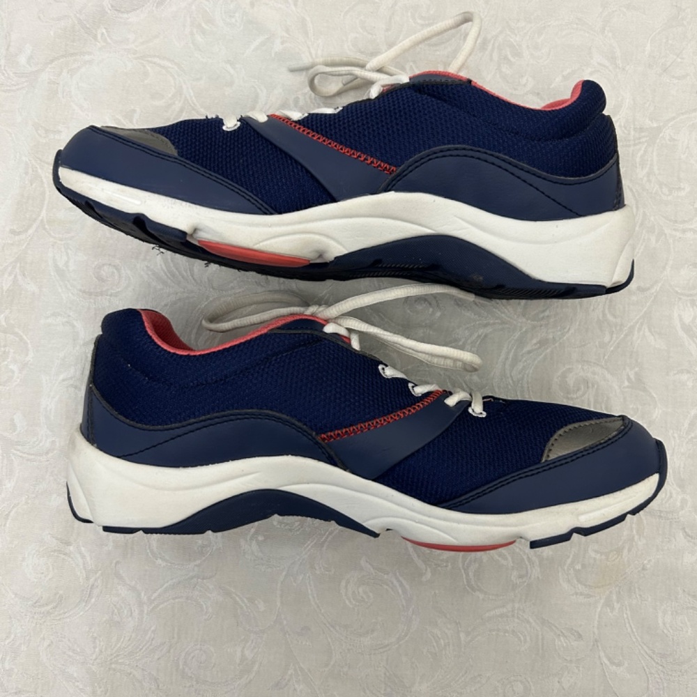 Vionics Action Kona Sneakers sz 8W Blue with Pink accents